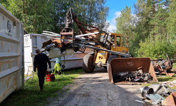 Metallåtervinning Hörneå 2021
